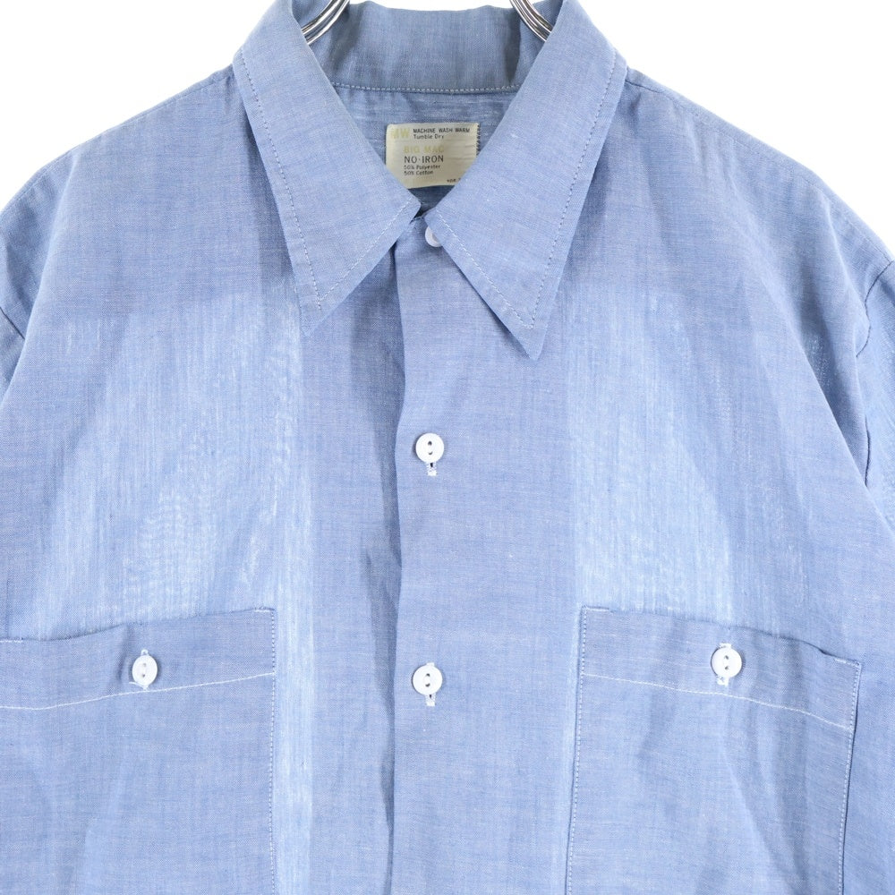BIGMAC(ビッグマック) 70S J C PENNY S/S SHIRT コットン ポリエステル 半袖シャツ インディゴ