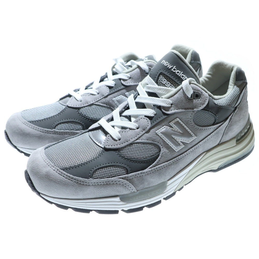 New Balance(ニューバランス) 992 ABZORB SBS メッシュ ローカット スニーカー グレー U992GY
