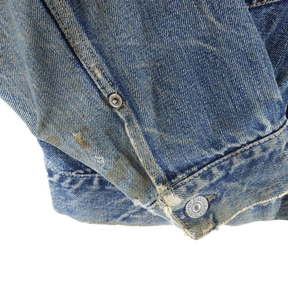 Levi's(リーバイス) 50-60s VINTAGE 2nd 507XX 紙パッチ BIG E ボタン裏無刻印 ハギ付き デンムジャケット インディゴ