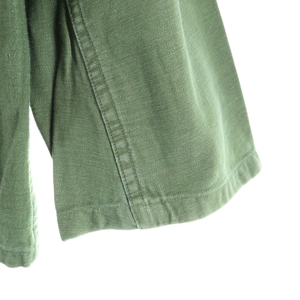 VINTAGE(ヴィンテージ) 40s US ARMY M-47 HBT ヘリンボーン ファティーグ 長袖シャツ カーキ