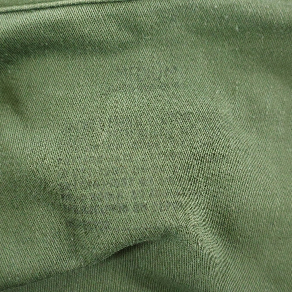 VINTAGE(ヴィンテージ) 40s US ARMY M-47 HBT ヘリンボーン ファティーグ 長袖シャツ カーキ