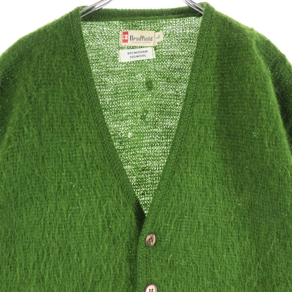 VINTAGE(ヴィンテージ) 50S BRADFIELD MOHAIR WOOL CARDIGAN ブラッドフィールド グリーン