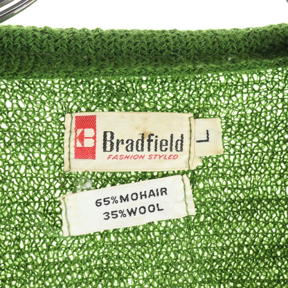 VINTAGE(ヴィンテージ) 50S BRADFIELD MOHAIR WOOL CARDIGAN ブラッドフィールド グリーン