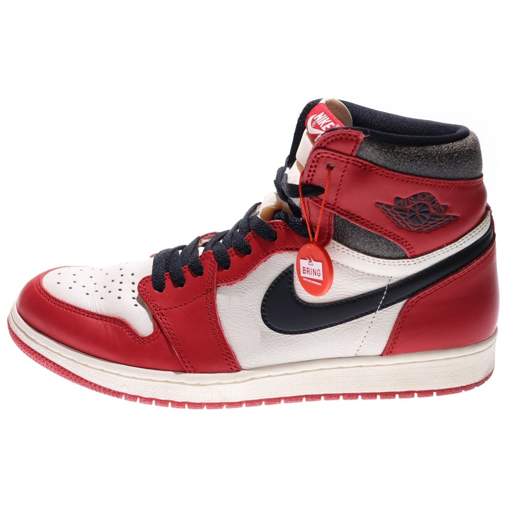 NIKE(ナイキ) AIR JORDAN 1 HIGH OG LOST & FOUND CHICAGO DZ5485-612 エアジョーダン1 ロスト ファウンド シカゴ ハイカットスニーカー ホワイト/レッド US11/29cm