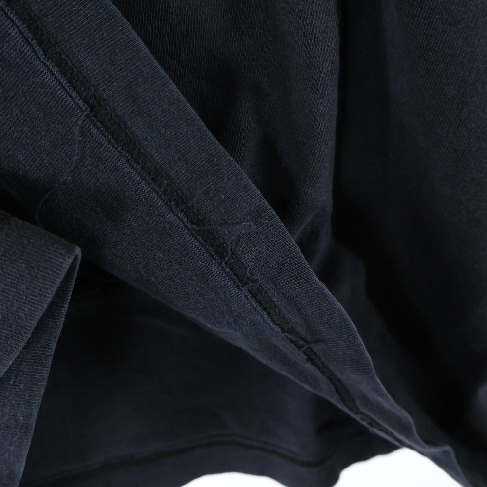 HARLEY DAVIDSON(ハーレーダビッドソン) 00s Bar&Shield Inferno Flames L/S Tee バーアンドシールド インフェルノフレイムス 袖ファイヤー ロングスリーブ 長袖Tシャツ ブラック