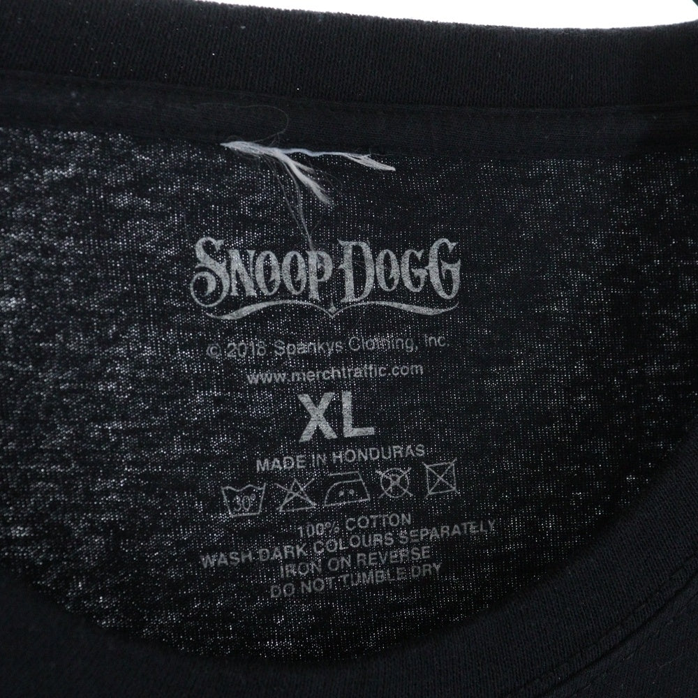 VINTAGE(ヴィンテージ) 00S SNOOP DOGG BE WARE OF DOGG スヌープドッグ フェイスプリント 半袖Tシャツ カットソー ブラック