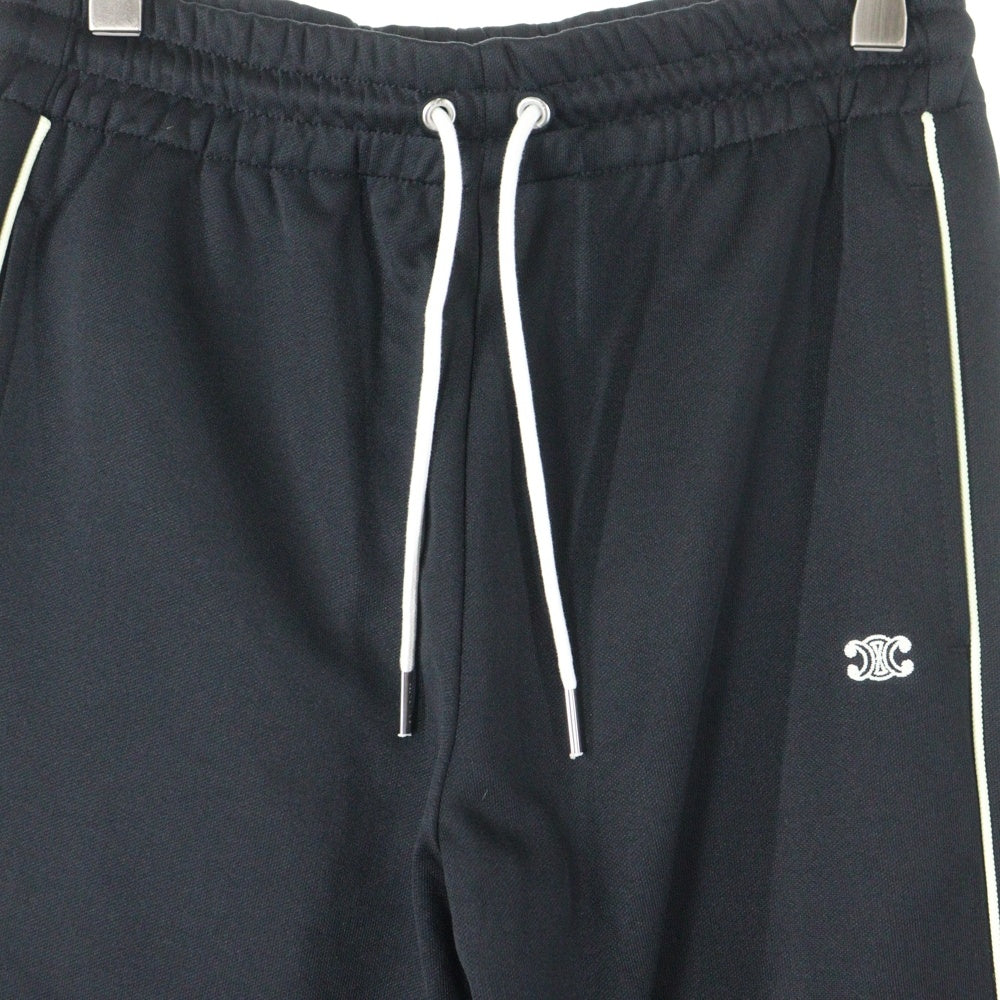 CELINE(セリーヌ) 21AW ダブルフェイスサイドラインパンツ トラックパンツ 2Z099121O ブラック