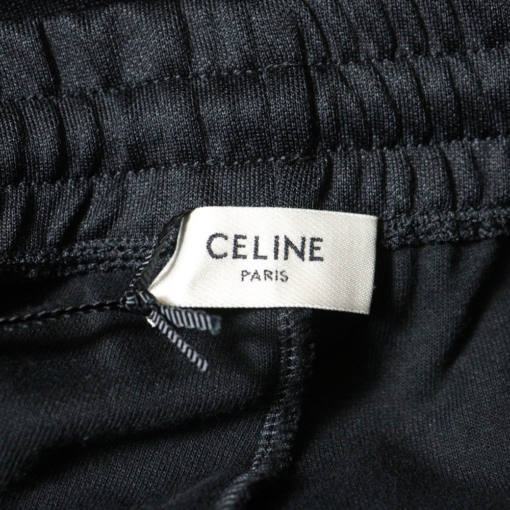 CELINE(セリーヌ) 21AW ダブルフェイスサイドラインパンツ トラックパンツ 2Z099121O ブラック
