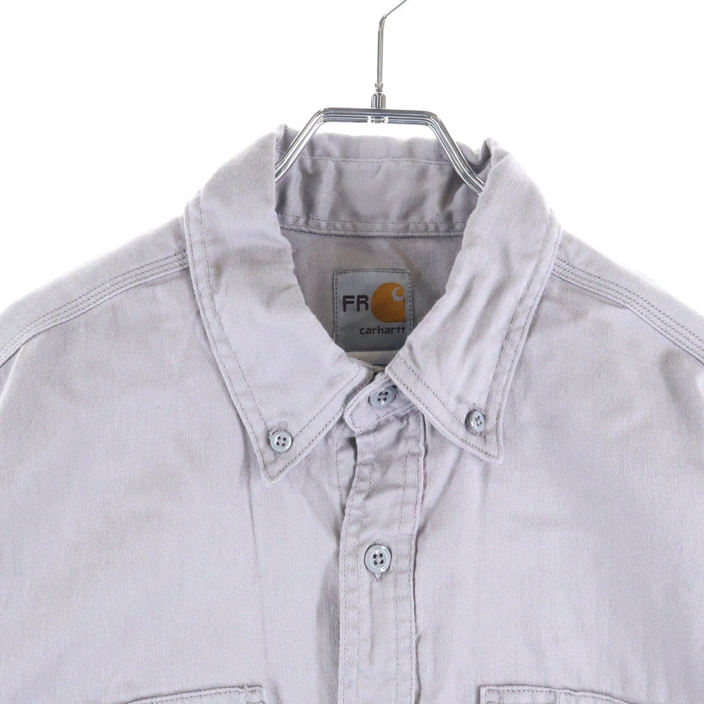 CARHARTT(カーハート) COTTON BD L/S SHIRT ボタンダウン 長袖シャツ グレー FRS003