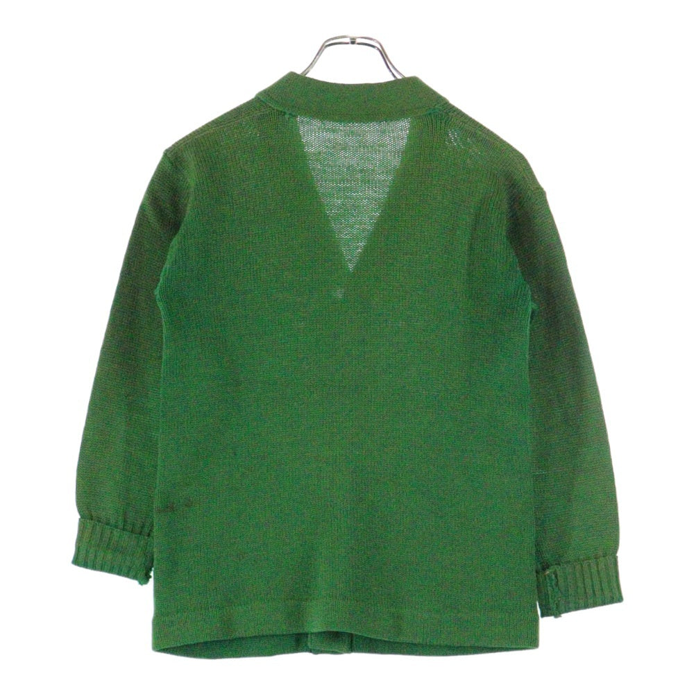 50s 60s ヴィンテージ ミドルゲージ カーディガン ダークグリーン レア VINTAGE(ヴィンテージ) 40-60S CARDIGAN カーディガン グリーン
