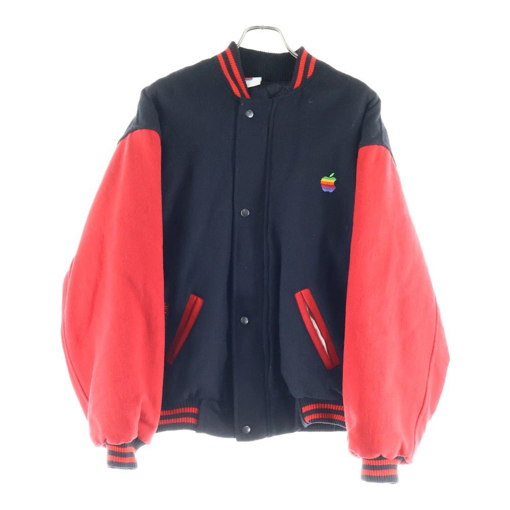 VINTAGE(ヴィンテージ) APPLE WOOL STUDIUM JADKET アップル ウール スタジアムジャケット スタジャン ブラック/レッド