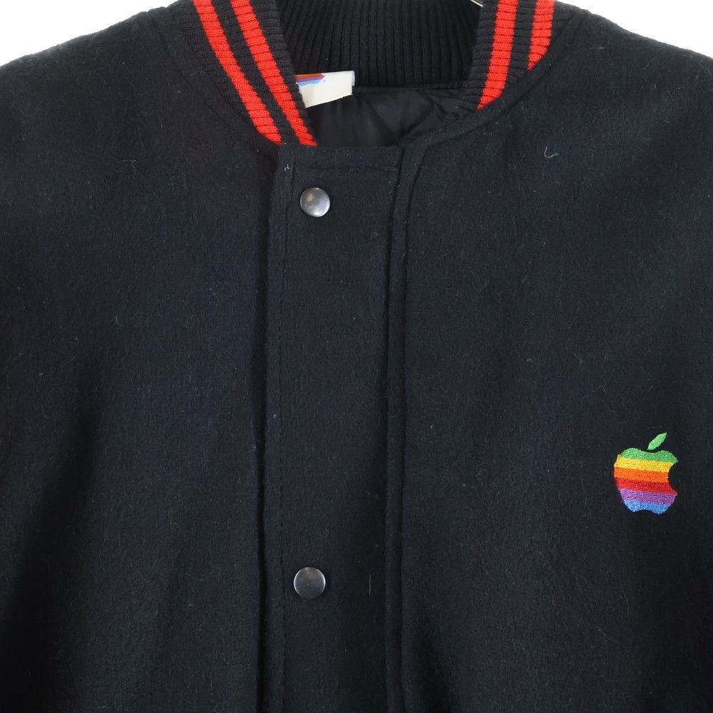 VINTAGE(ヴィンテージ) APPLE WOOL STUDIUM JADKET アップル ウール スタジアムジャケット スタジャン ブラック/レッド