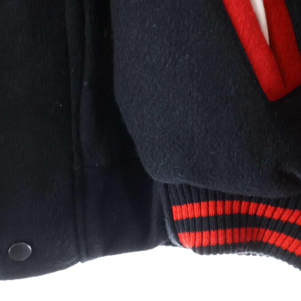 VINTAGE(ヴィンテージ) APPLE WOOL STUDIUM JADKET アップル ウール スタジアムジャケット スタジャン ブラック/レッド