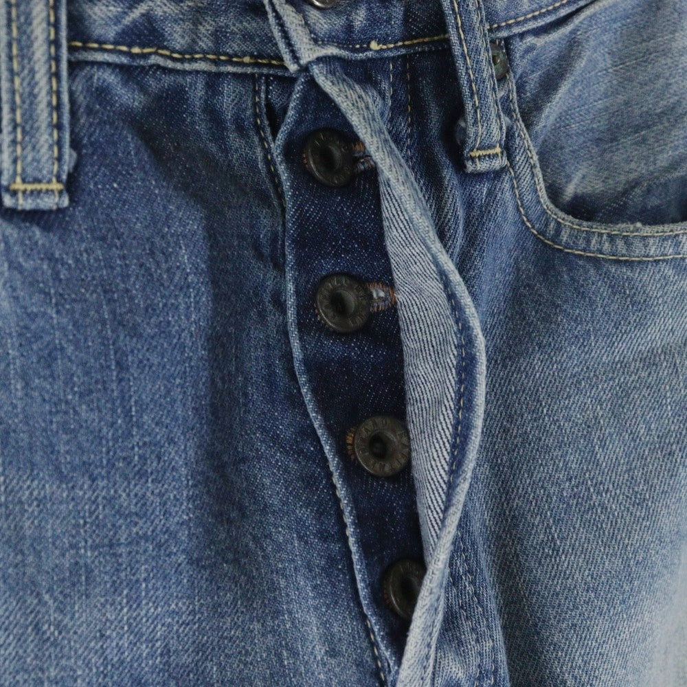 KAPITAL(キャピタル) DAMAGED DENIM PANTS 刺し子 ダメージ加工ジーンズ デニムパンツ デニムパンツ インディゴ EK-780