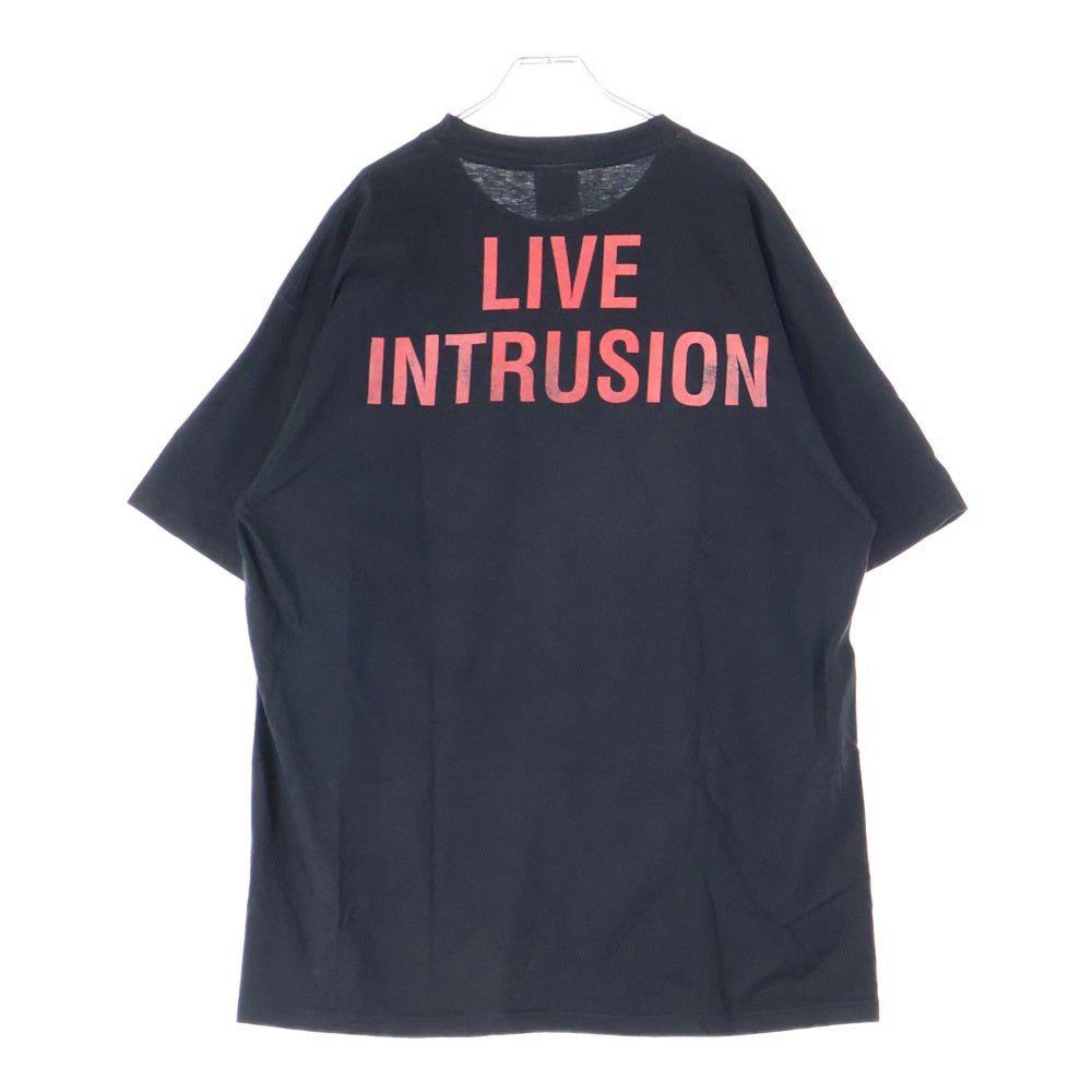 VINTAGE(ヴィンテージ) 90s SLAYER LIVE INTRUSION TEE WINTERLANDボディ スレイヤー 両面プリント 半袖Tシャツ クルーネックカットソー ブラック
