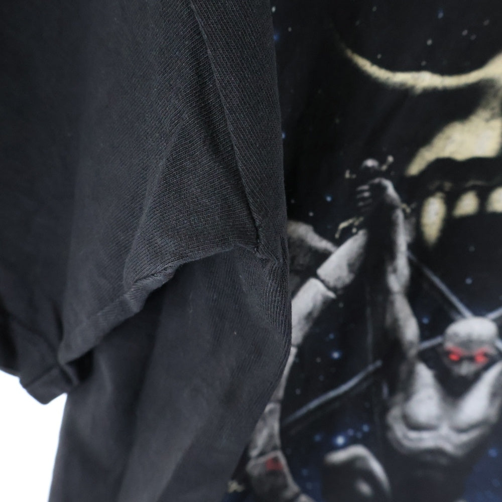 VINTAGE(ヴィンテージ) 90s SLAYER LIVE INTRUSION TEE WINTERLANDボディ スレイヤー 両面プリント 半袖Tシャツ クルーネックカットソー ブラック