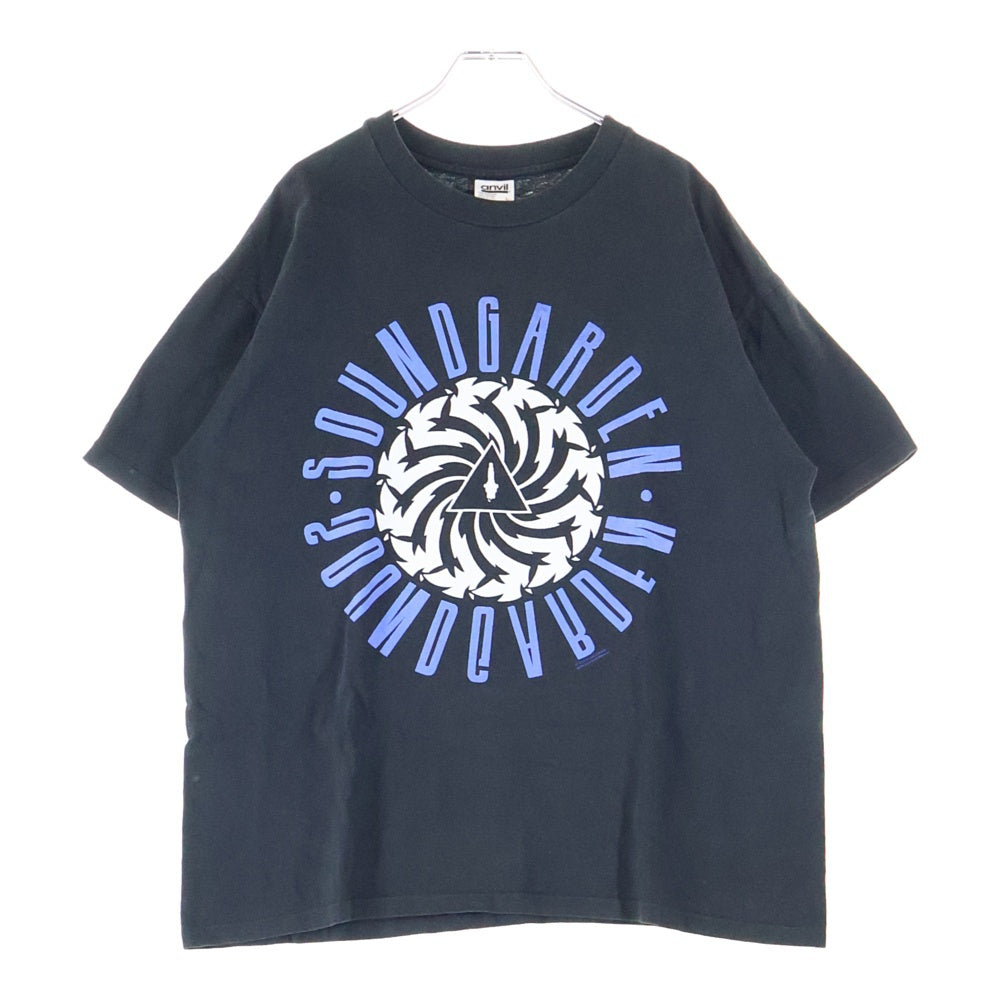 VINTAGE(ヴィンテージ) 90s SOUNDGARDEN BAD MOTOR FINGER Anvilボディ バッドモーターフィンガー 両面プリント 半袖Tシャツ カットソー ブラック