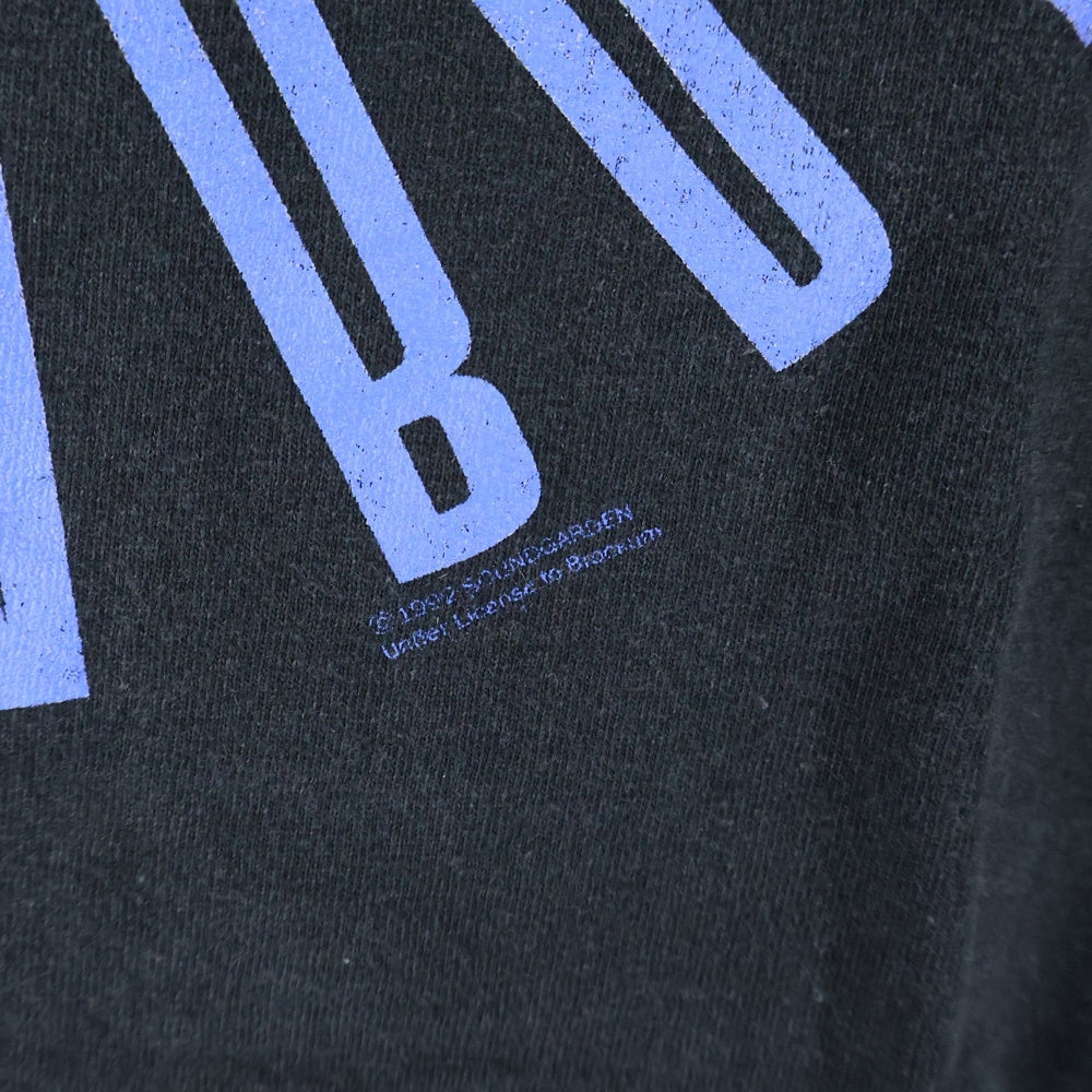 VINTAGE(ヴィンテージ) 90s SOUNDGARDEN BAD MOTOR FINGER Anvilボディ バッドモーターフィンガー 両面プリント 半袖Tシャツ カットソー ブラック