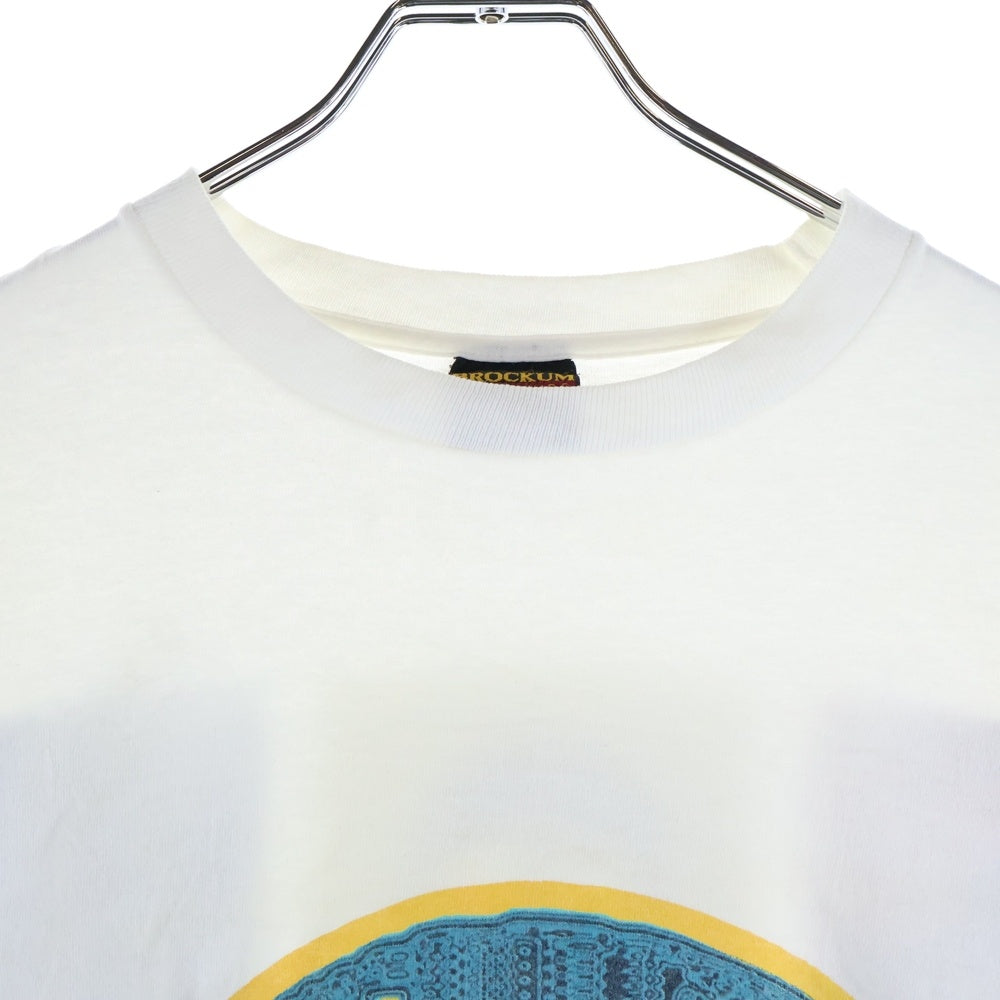 VINTAGE(ヴィンテージ) 90s KINGCRIMSON THRAK 1995 brockumボディ キング クリムゾン 両面プリント 半袖Tシャツ ホワイト