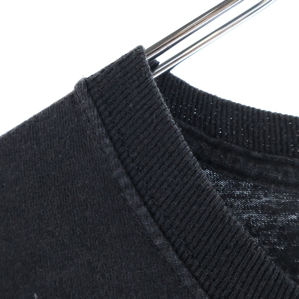 VINTAGE(ヴィンテージ) 00s BLACK SABBATH HEAVEN AND HELL HANESボディ ブラックサバス 両面プリント 半袖Tシャツ ブラック