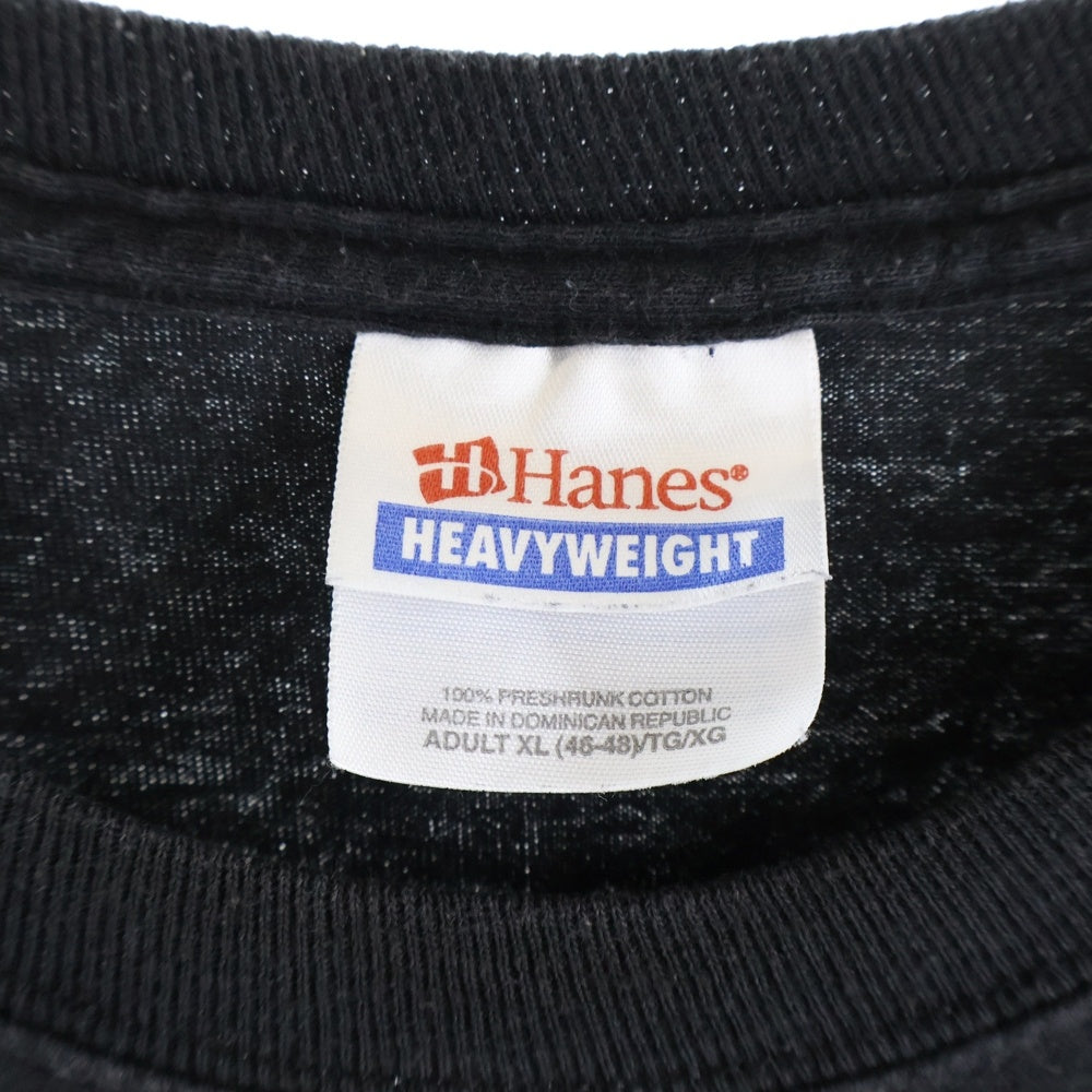 VINTAGE(ヴィンテージ) 00s BLACK SABBATH HEAVEN AND HELL HANESボディ ブラックサバス 両面プリント 半袖Tシャツ ブラック