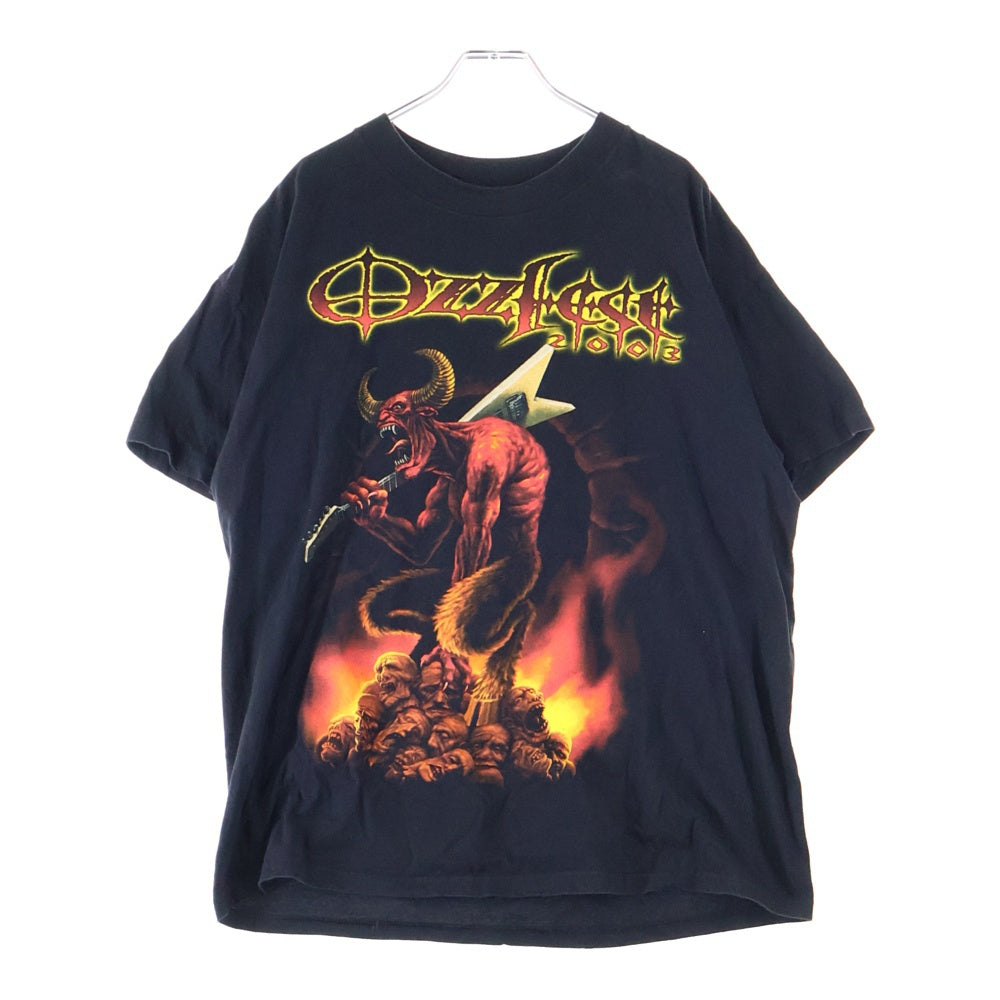 VINTAGE(ヴィンテージ) 00s OZZFEST 2003 TEE オズフェスト ツアーバンド 両面プリント 半袖Tシャツ ブラック