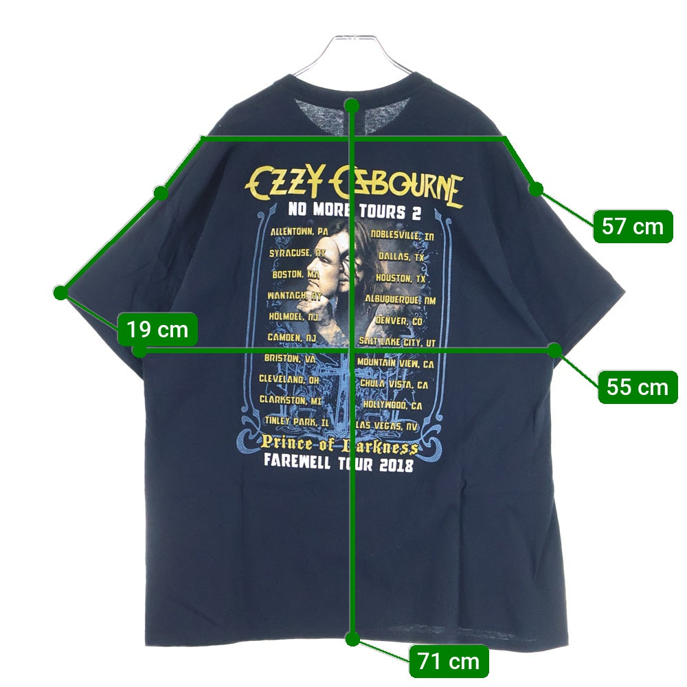 NO BRAND(ノーブランド) 10s OZZY OSBOURNE NO MORE TOURS 2 2018 TEE
