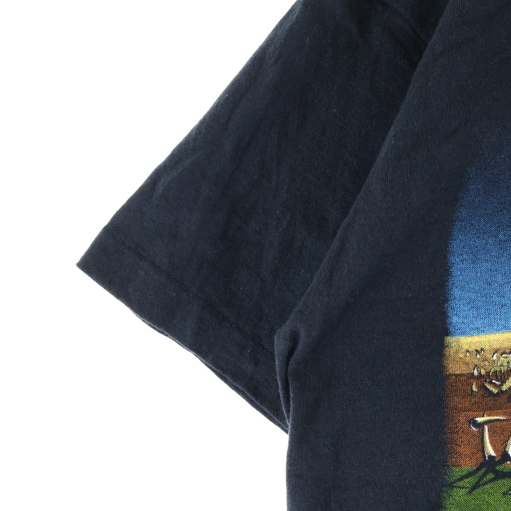 VINTAGE(ヴィンテージ) 90s EMERSON LAKE AND PALMER TARKUS 1996 WORLD TOUR TEE ELP FOTLボディ エマーソン 両面プリント 半袖Tシャツ ブラック