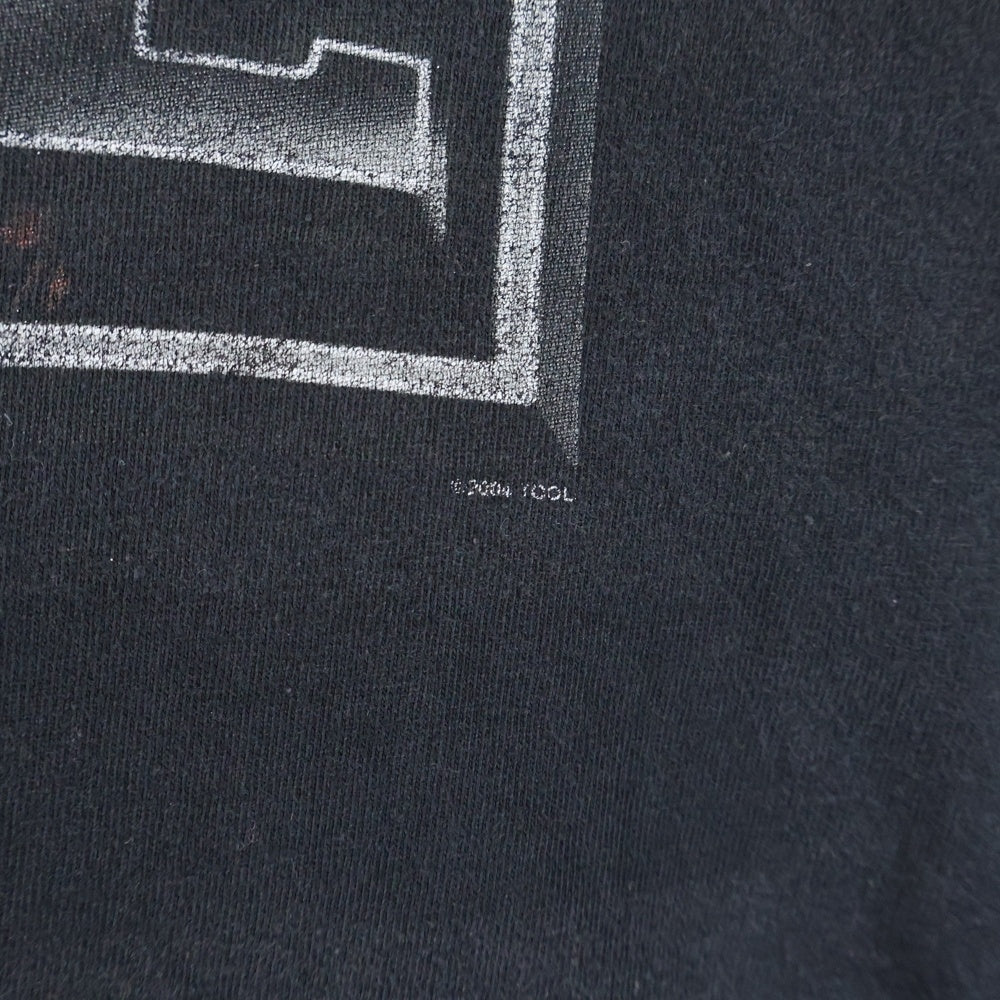 VINTAGE(ヴィンテージ) 00s TOOL BOXLOGOTEE M&O Knitsボディ トゥール バンド 両面プリント 半袖Tシャツ ブラック