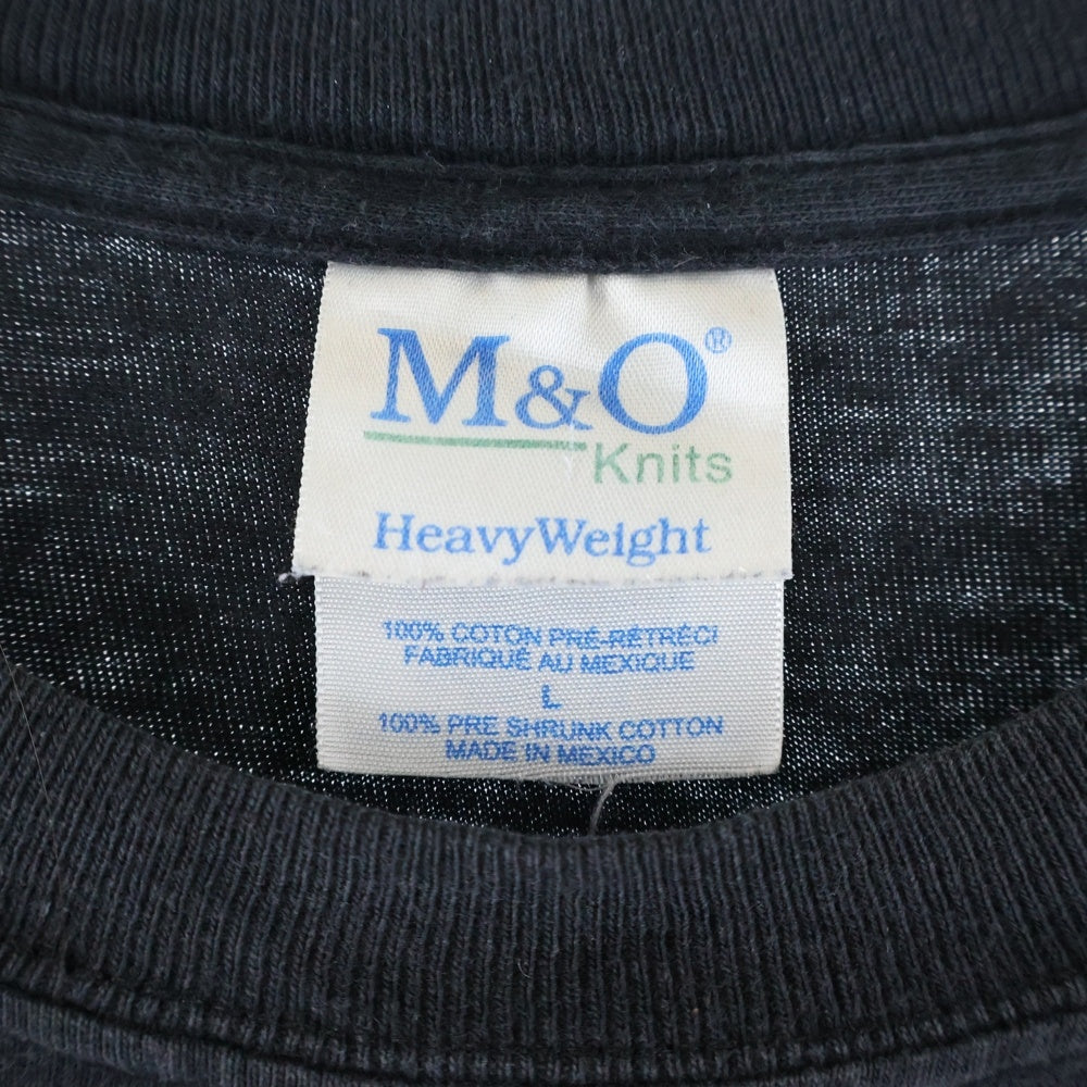VINTAGE(ヴィンテージ) 00s TOOL BOXLOGOTEE M&O Knitsボディ トゥール バンド 両面プリント 半袖Tシャツ ブラック