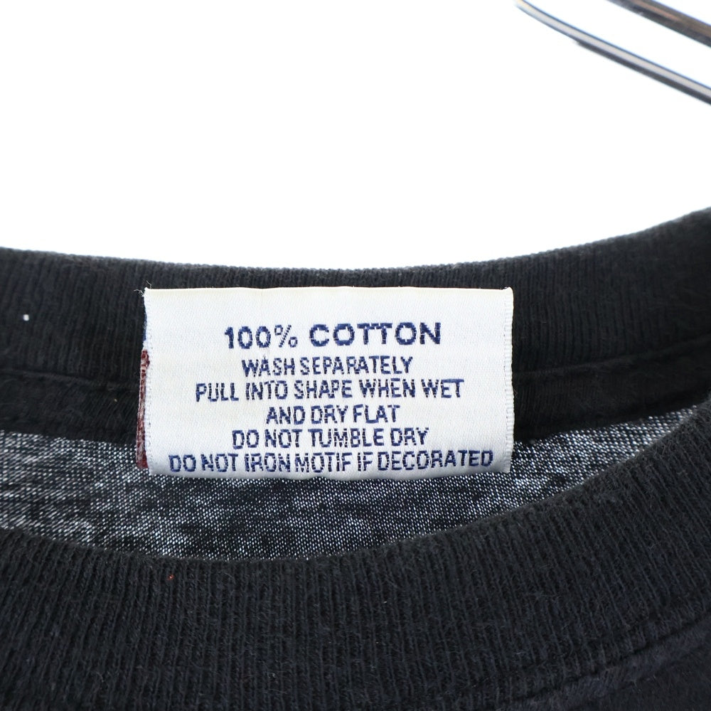 VINTAGE(ヴィンテージ) 90s MANOWAR HELL ON STAGE 1998 TOUR TEE REDWOODボディ マノウォー 半袖Tシャツ バンドTシャツ ブラック