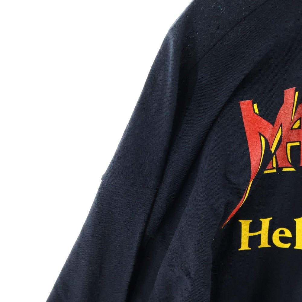 VINTAGE(ヴィンテージ) 90s MANOWAR LOUDER THAN HELL 1997 TEE SCREEN STARSボディ マノウォー 半袖Tシャツ バンドTシャツ ブラック