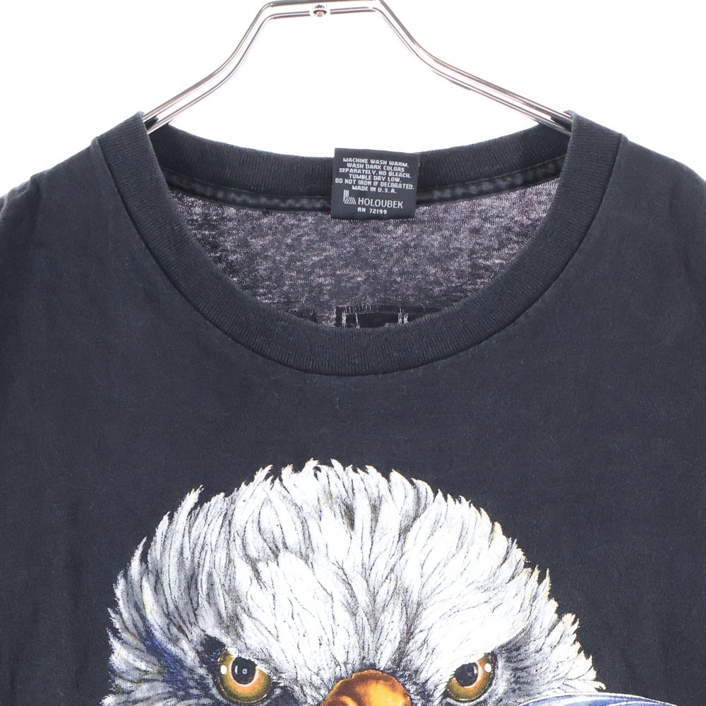 HARLEY DAVIDSON(ハーレーダビッドソン) 90s VINTAGE EAGLE VLOGO TEE イーグル Vロゴ プリント 1993 半袖Tシャツ ブラック