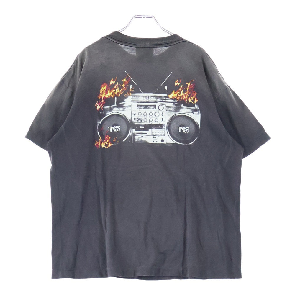 SAINT MICHAEL(セントマイケル) 25AW NAS SS TEE SM-HR1-0000-C20 プリント半袖Tシャツ グレー