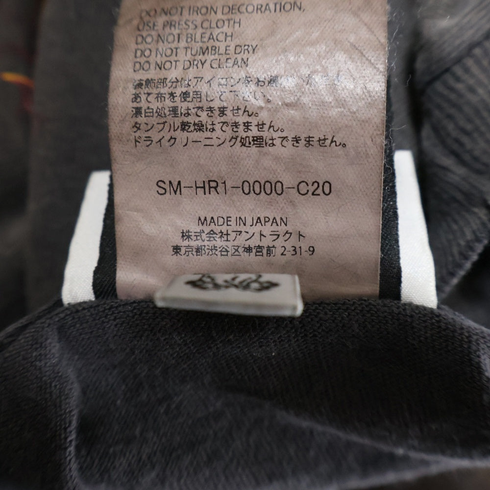 SAINT MICHAEL(セントマイケル) 25AW NAS SS TEE SM-HR1-0000-C20 プリント半袖Tシャツ グレー