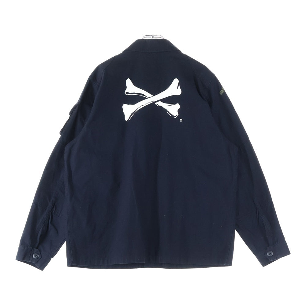 WTAPS(ダブルタップス) MILSPEC CROSS BONE JACKET クロスボーン ミリタリー リップストップ ジャケット ブラック