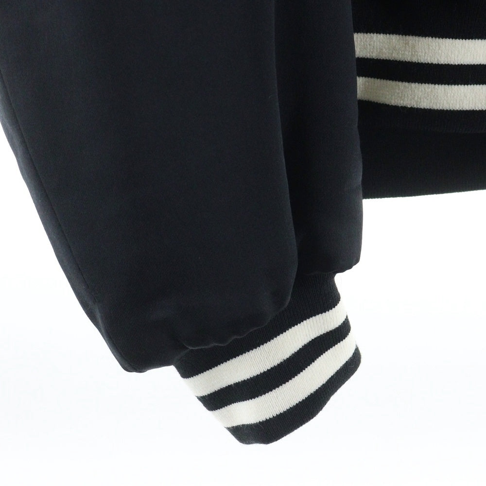 CELINE(セリーヌ) Cパッチ サテン ボンバージャケット ブルゾン ブラック 2W867532T