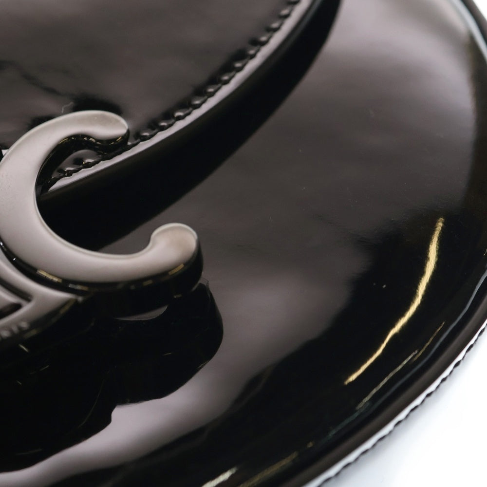 CELINE(セリーヌ) SMALL BESACE MARLEY BAG 118433GAH 38NN スモール ブザス マーリー バッグ パテントカーフスキン ハンドバッグ レディース