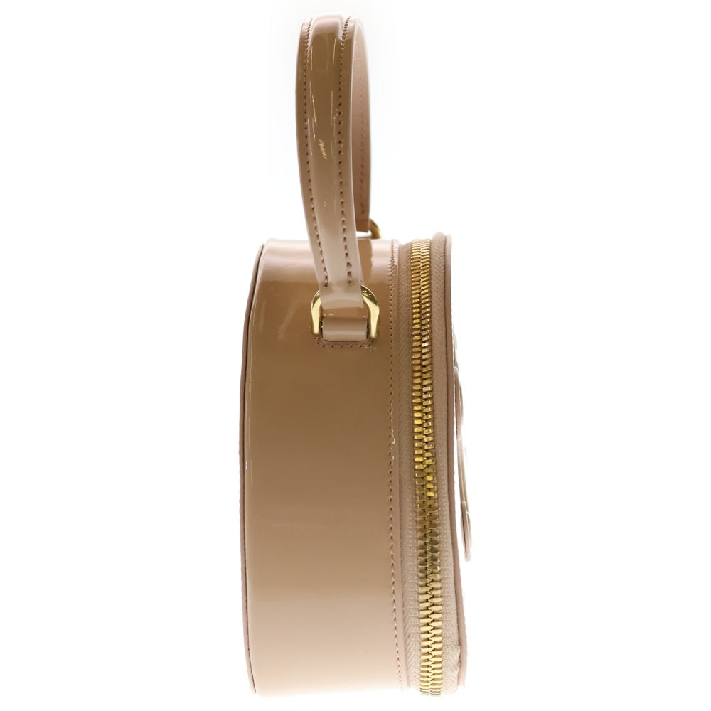 CELINE(セリーヌ) HALF MOON CASE 10K643GEC.03PD ハーフムーンケース パテントケース ショルダーバッグ ピンクベージュ レディース