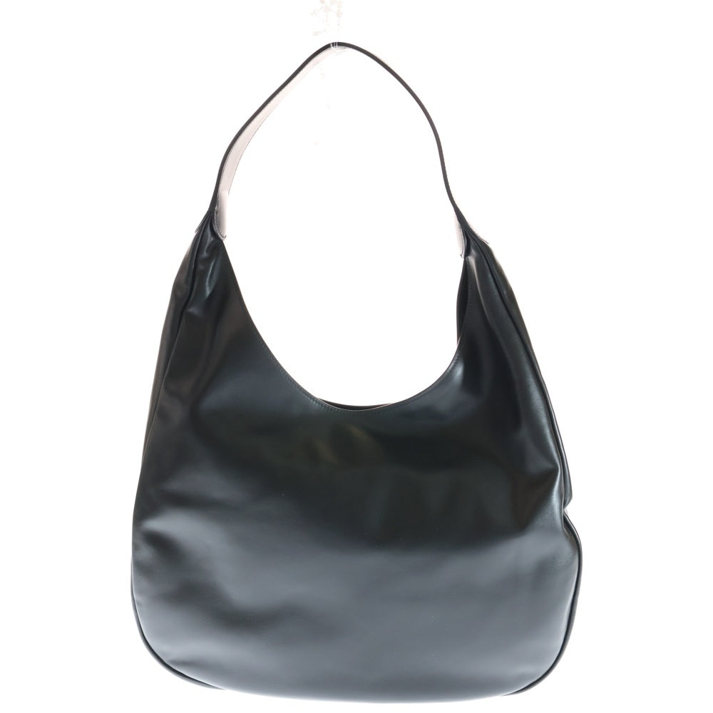 miumiu(ミュウミュウ) SOFTY HOBO BAG 5BBC155 ソフトカーフスキン ホーボー バッグ ブラック レディース