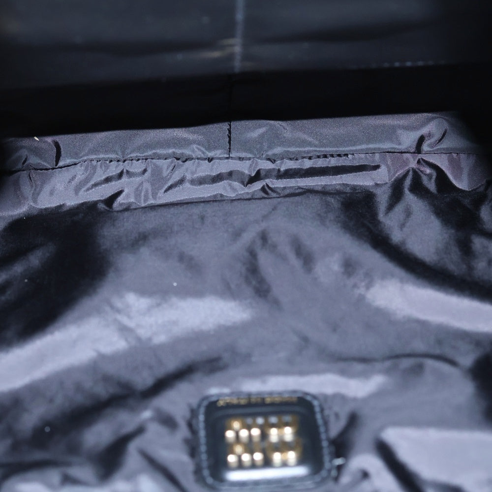 miumiu(ミュウミュウ) SOFTY HOBO BAG 5BBC155 ソフトカーフスキン ホーボー バッグ ブラック レディース