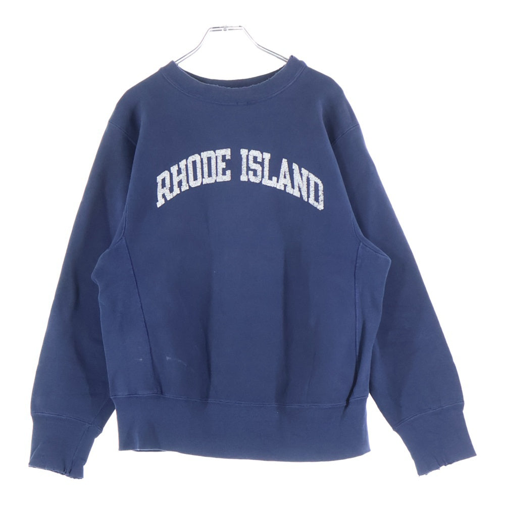 CHAMPION(チャンピオン) 80S REVERSE WEAVE RHOODE ISLAND SWEAT リバースウィーズ トリコタグ中期 ナス紺 スウェット ネイビー