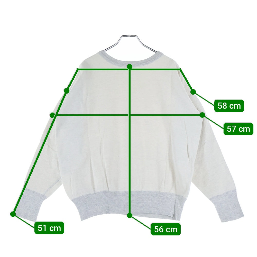 VINTAGE(ヴィンテージ) 50S SWEAT オートミール ツートン 脇貫通 スウェット グレー