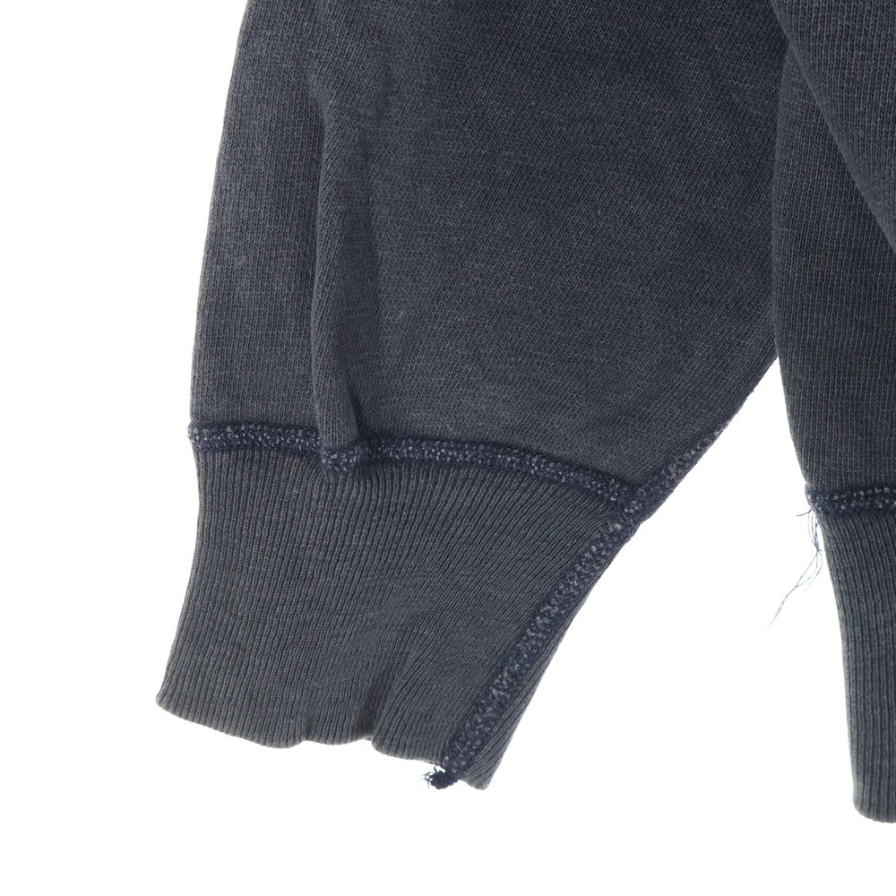 CHAMPION(チャンピオン) 60S UNIVERSITY MINNESOTA FLOCKY SWEAT RUN TAG 大文字ランタグ フロッキー スウェット ブラック