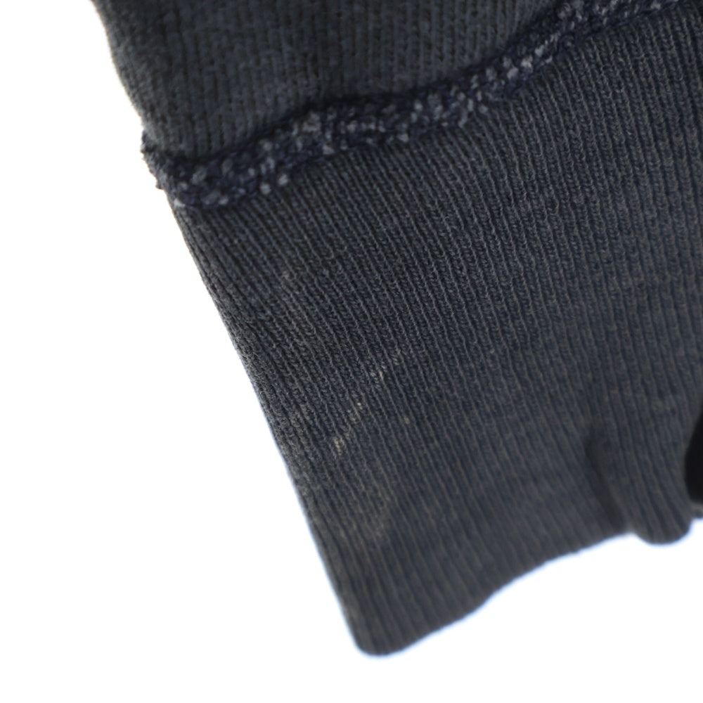 CHAMPION(チャンピオン) 60S UNIVERSITY MINNESOTA FLOCKY SWEAT RUN TAG 大文字ランタグ フロッキー スウェット ブラック