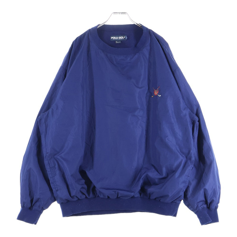 Polo GOLF Ralph Lauren(ポロゴルフラルフローレン) 90S NYLON PULLOVER JACKET ナイロン プルオーバー ジャケット ピステ ネイビー
