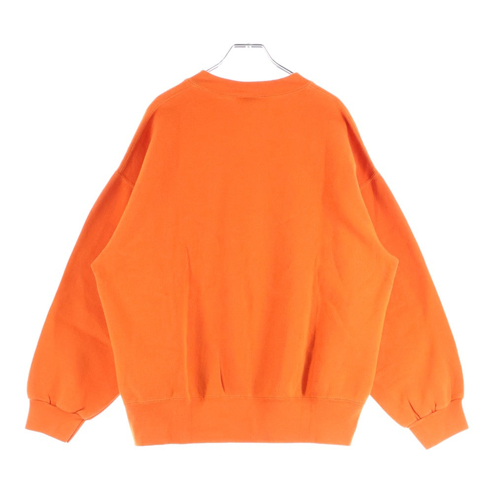 RALPH LAUREN(ラルフローレン) 90S PULLOVER LOGO SWEAT ロゴ刺繍 スウェット オレンジ