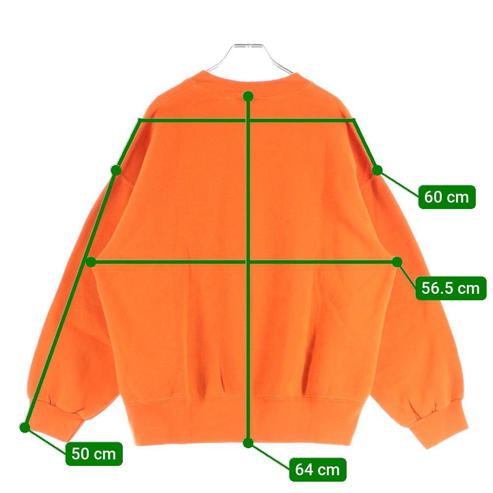 RALPH LAUREN(ラルフローレン) 90S PULLOVER LOGO SWEAT ロゴ刺繍 スウェット オレンジ