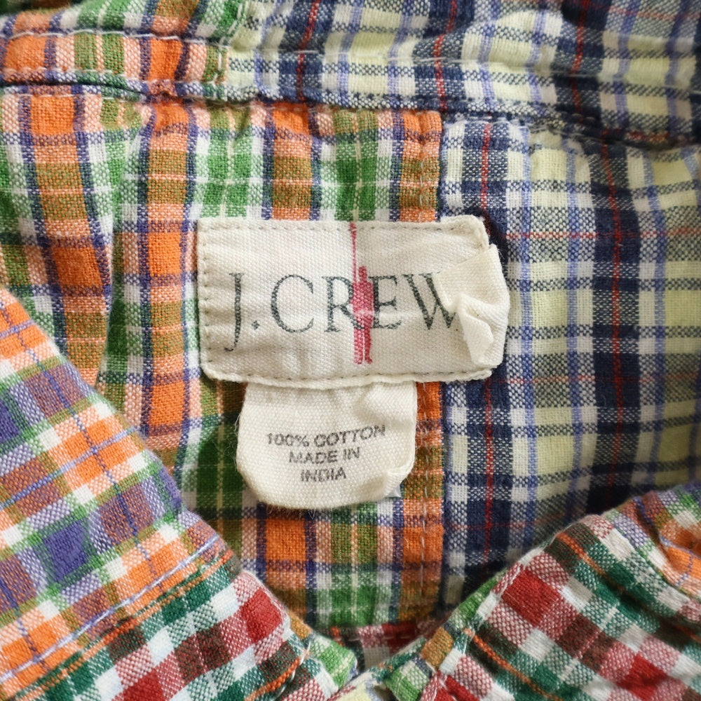 J.CREW(ジェイクルー) 90S VINTAGE CHECK SHIRT 巨人タグ チェックシャツ マルチカラー