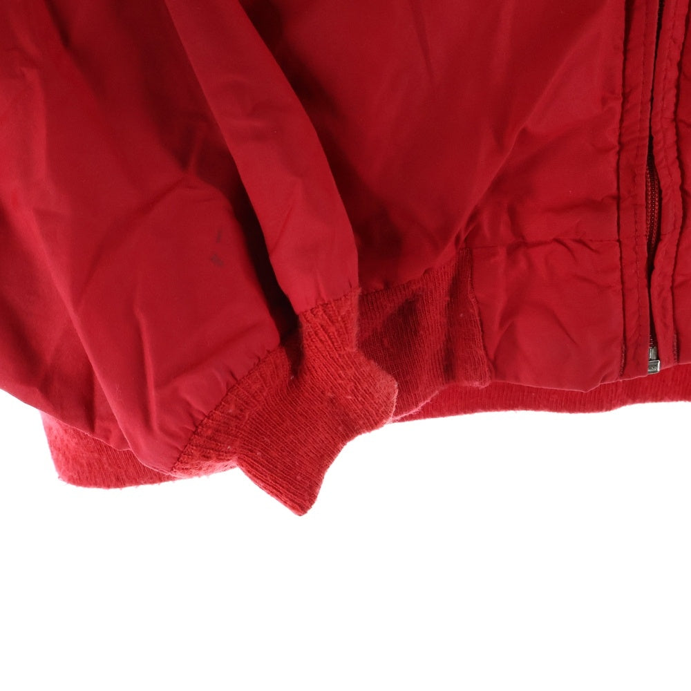 L.L.Bean(エルエルビーン) VINTAGE ヴィンテージ ナイロン ハリントンジャケット ウォームアップ ジップブルゾン レッド E235